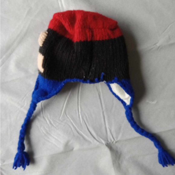 Handmade Super Mario Brothers Toddler Hat **100% Wool** - Picture 4 of 5